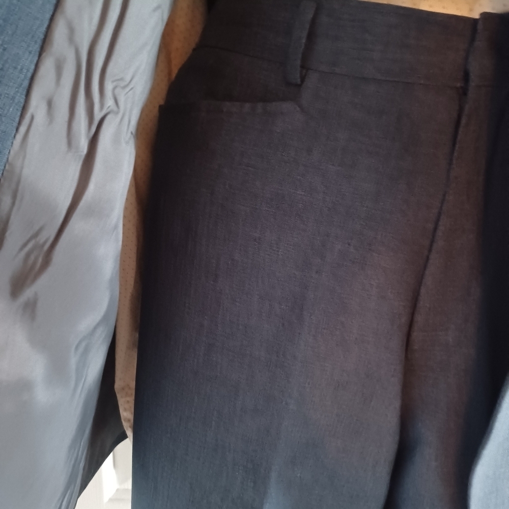 Mediterranea Men's Blue Suit, Retro Style, Made in Italy, 42L / 34x30 - Picture 6 of 10